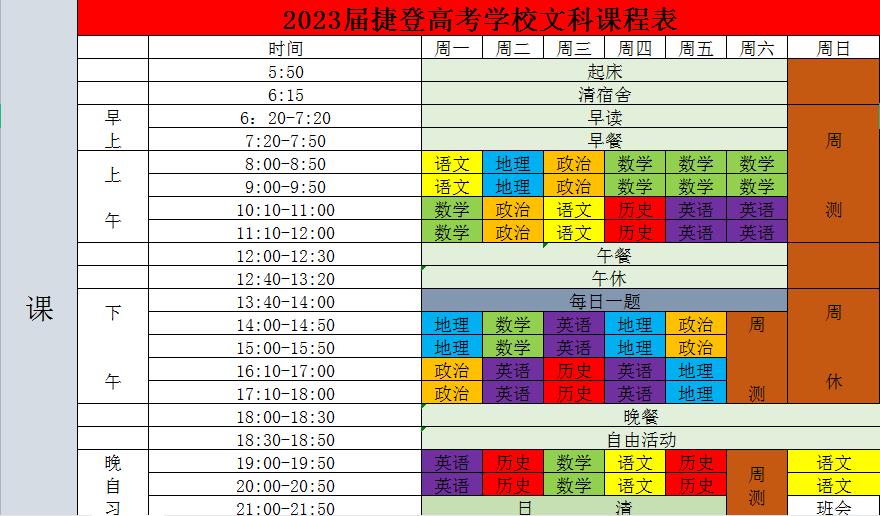 捷登高考学校