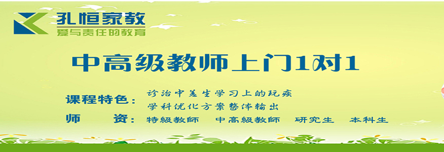 孔恒一对一家教